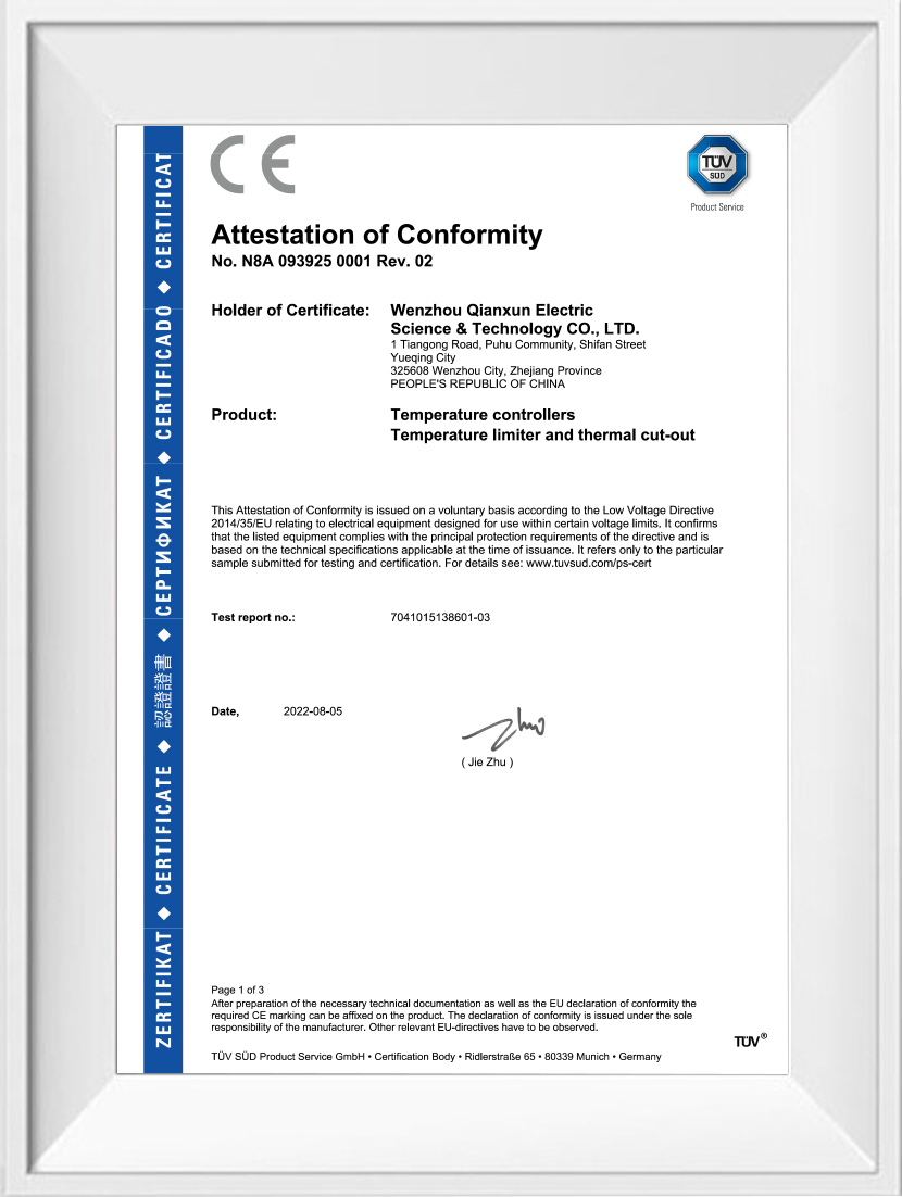 CE Certificate