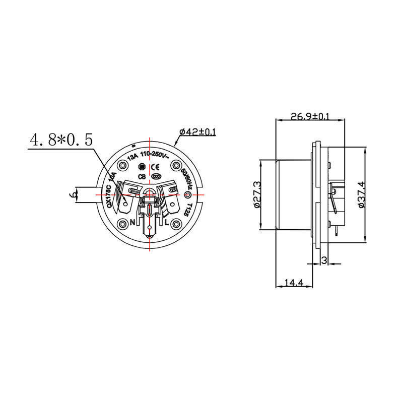 QX178C Automatic Three Ring Kettle Coupler Base