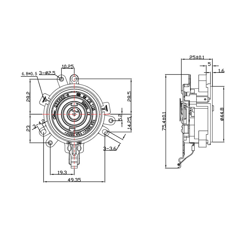 QX568E-R-B Multifunction Automatic Smart Kettle Thermostat Coupler