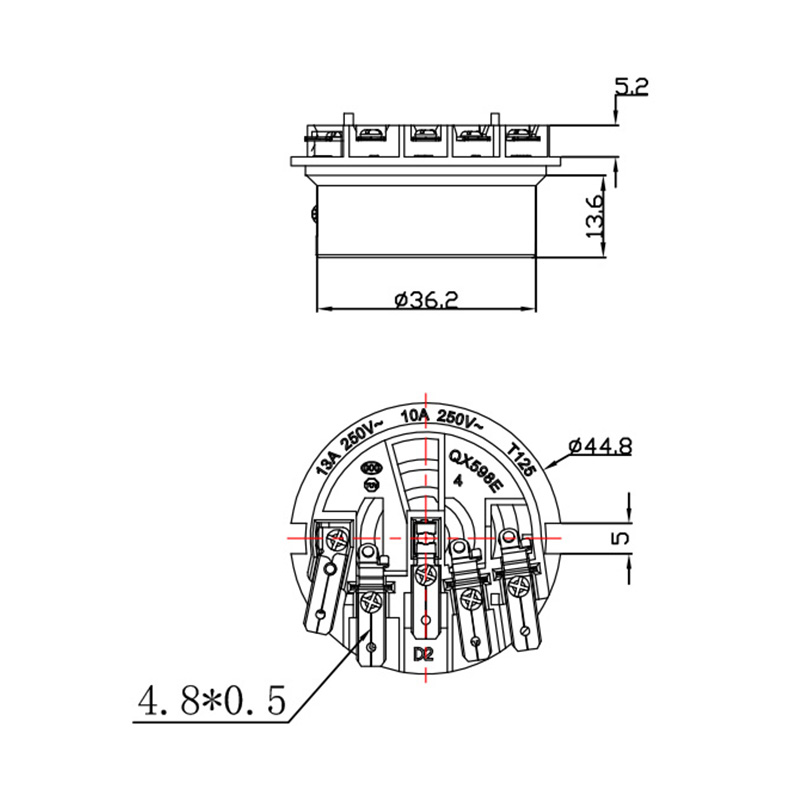 QX598E Multifunction Automatic Smart Kettle Thermostat Coupler Base