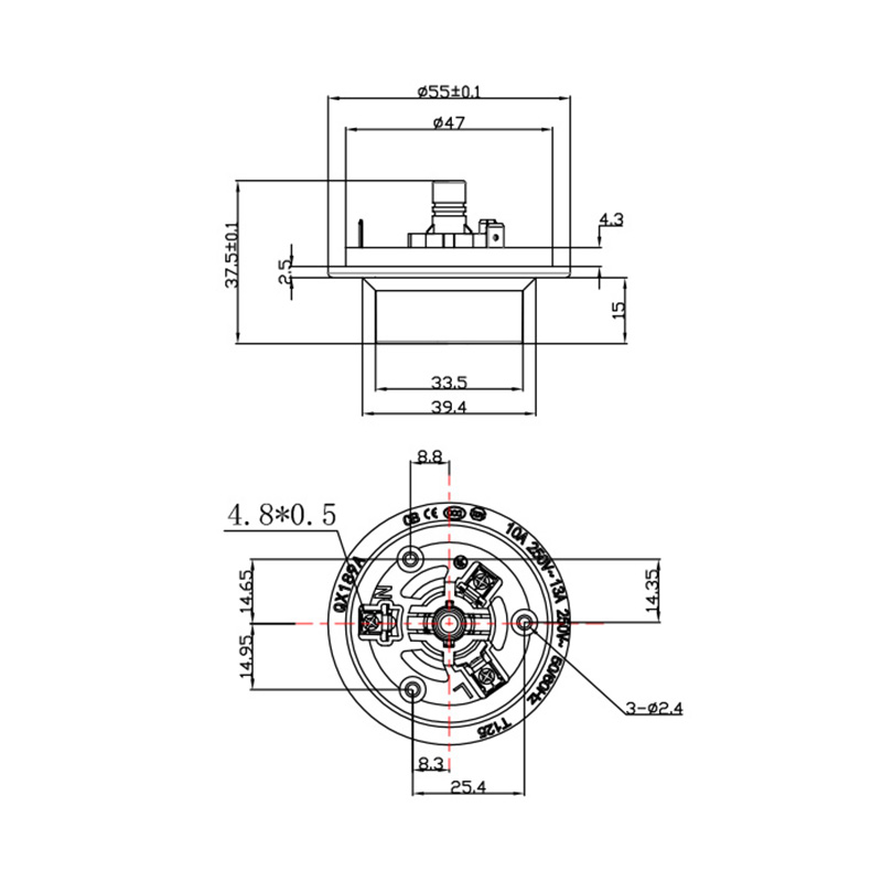 QX189A-3-Z Automatic Water Supply Smart Kettle Thermostat Coupler Base