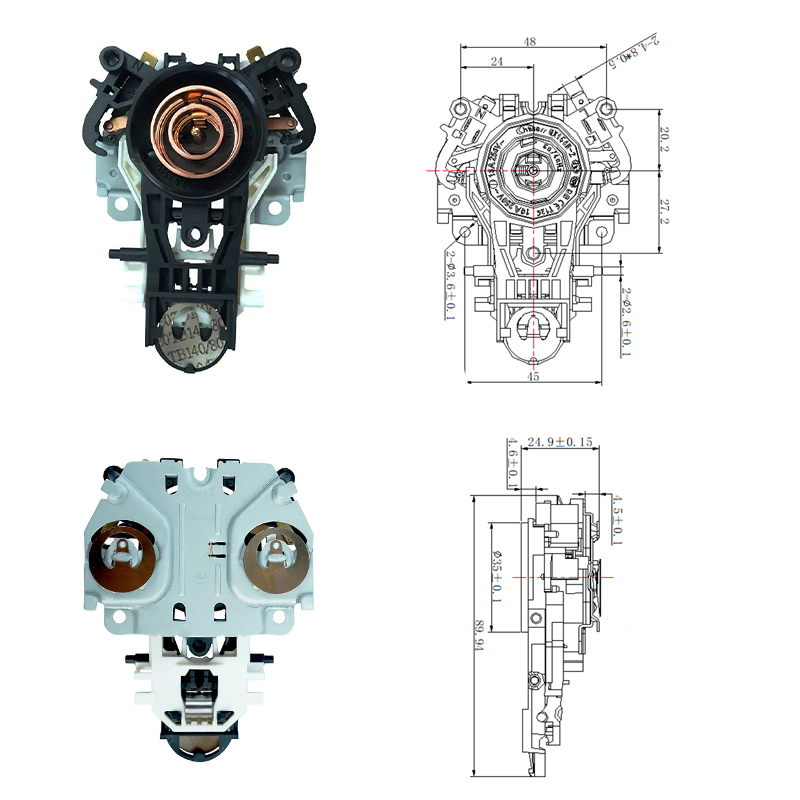 QX158B-C1 Two-Piece Kettle Thermostat Coulper