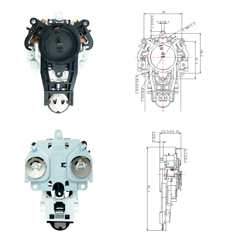 QX158B-D1 Two-Piece Kettle Thermostat Coulper