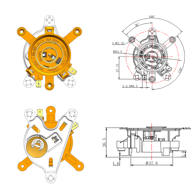 QX168A-A1 Automatic Three Ring Kettle Coupler