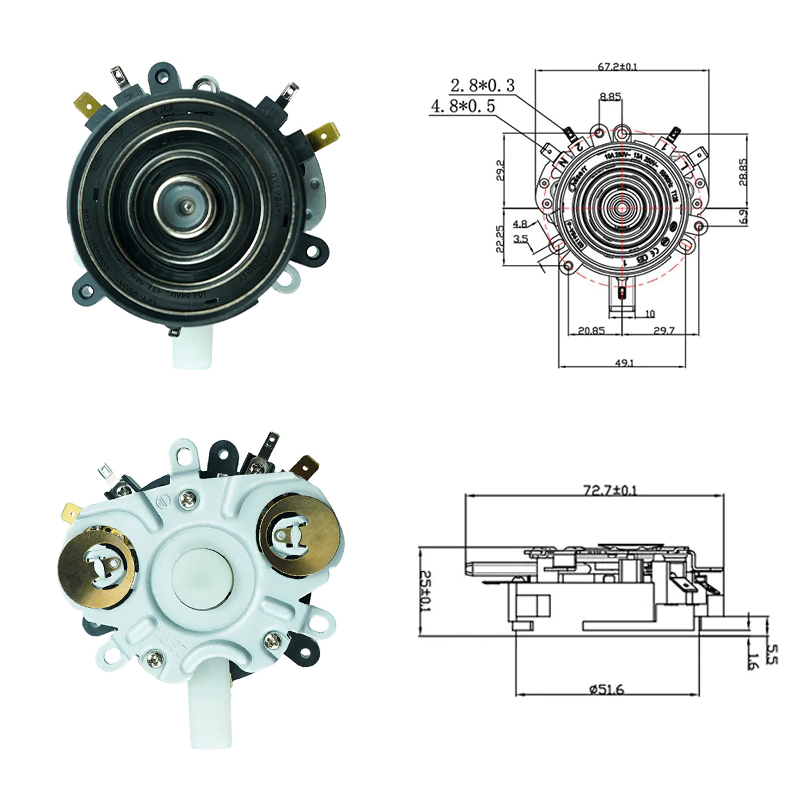 QX198A-6-S-AG Automatic Water Supply Smart Kettle Thermostat Coupler
