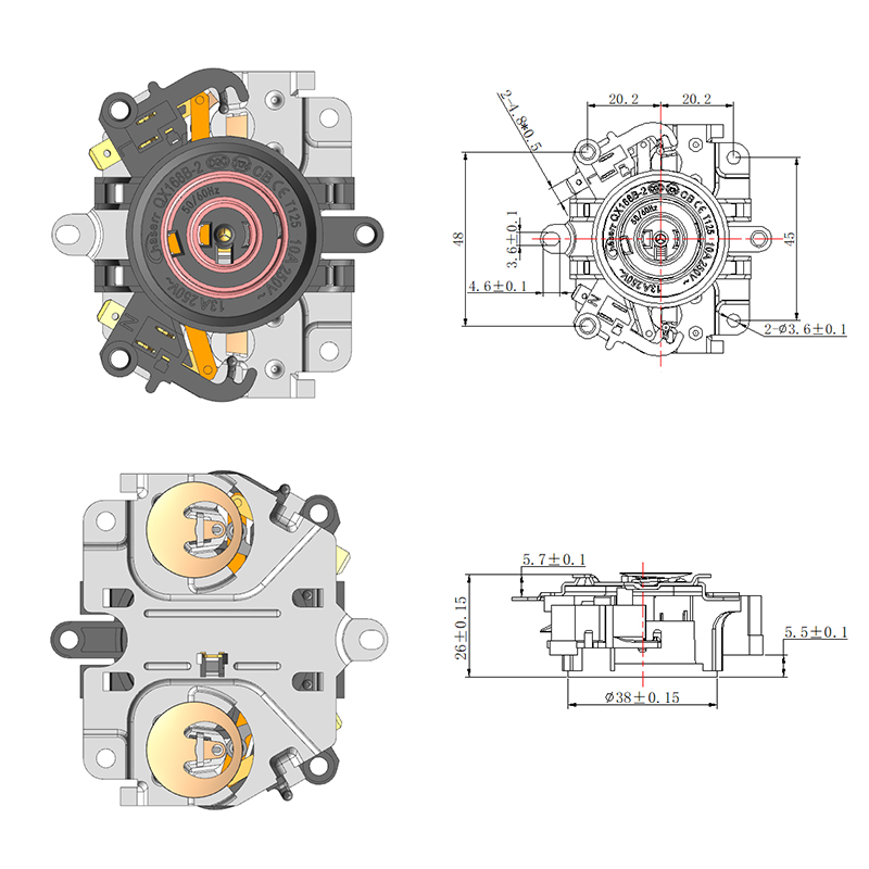 QX168B-2 Automatic Three Ring Kettle Coupler