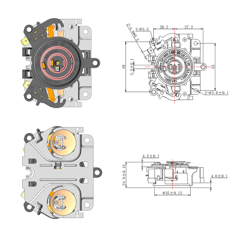 QX168B-2A Automatic Three Ring Kettle Coupler
