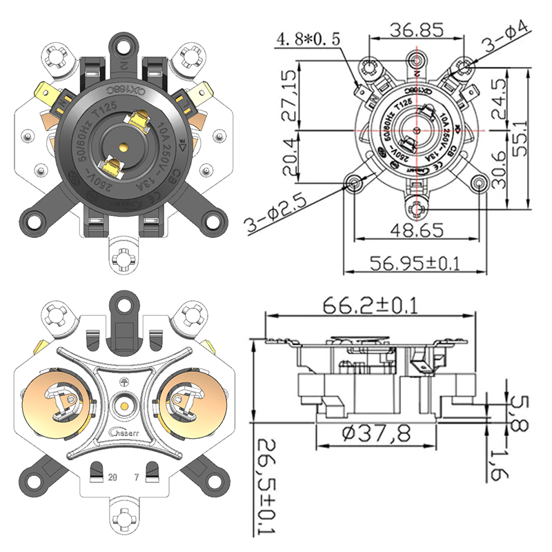 QX168C Automatic Three Ring Kettle Coupler