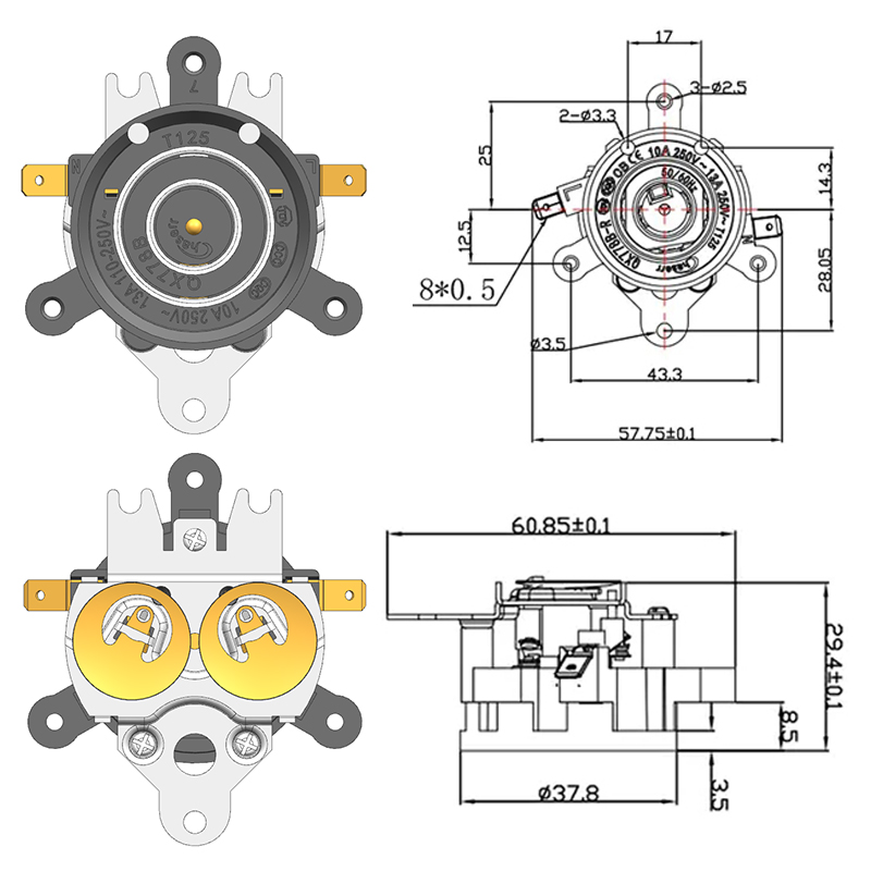 QX778B Automatic Three Ring Kettle Coupler