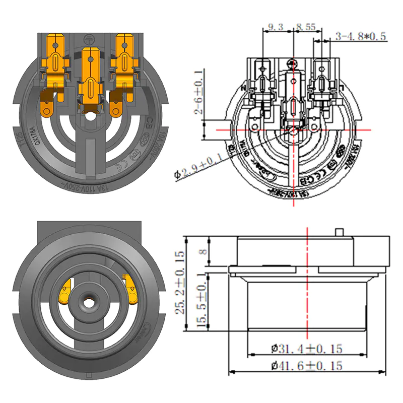 Find an Electric Kettle Base Coupler suitable for electric kettle applications with durable construction and easy installation.