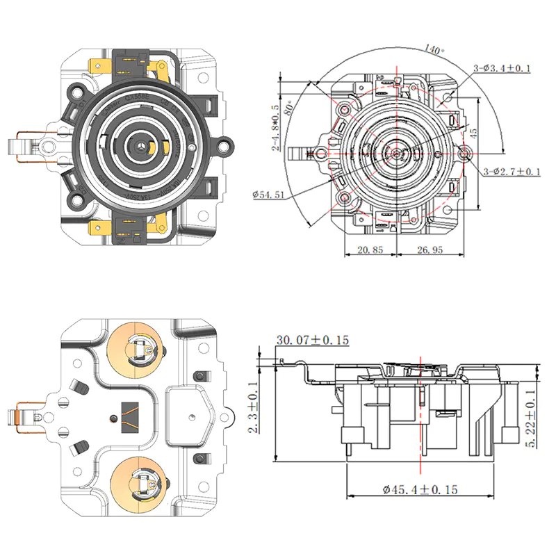 Electric Kettle Base Coupler provides a simple solution for replacing kettle connection parts with ease.