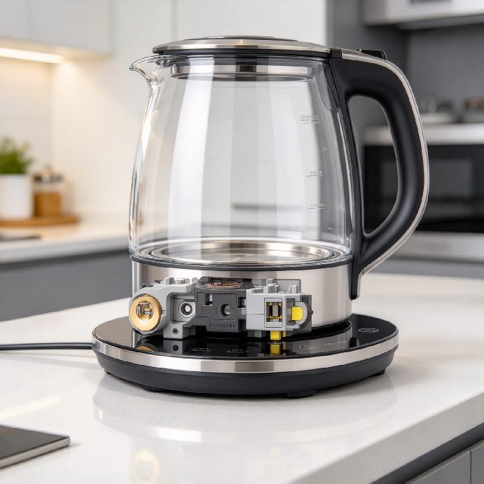 Kettle Base Connector Component for Kettle Bases